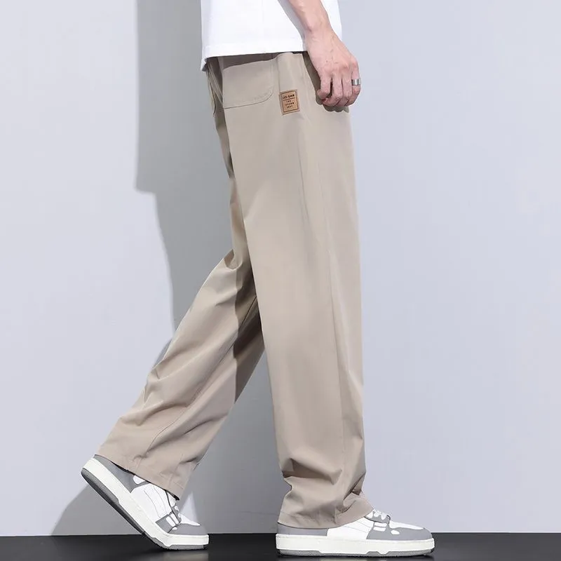 YINLEI Casual Pants Men Coffee-2