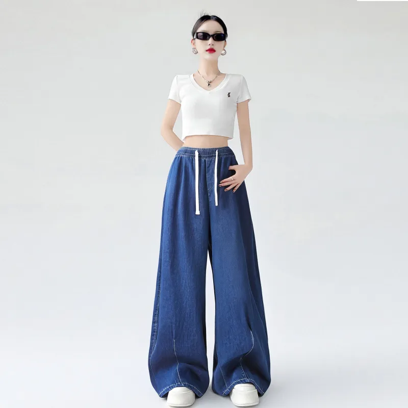 YINLEI Jeans Unisex Blue-2
