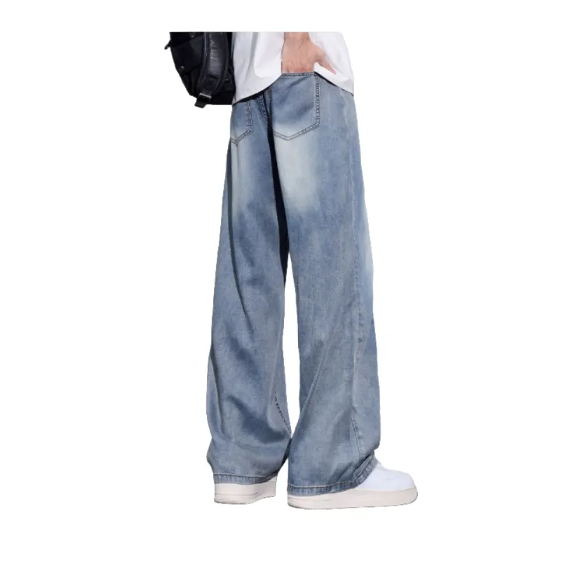 YINLEI Jeans Men Light Blue-2