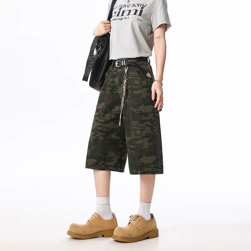 YINLEI Denim Shorts Unisex-3