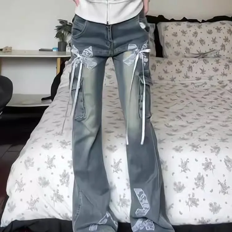YINLEI Jeans Unisex-4
