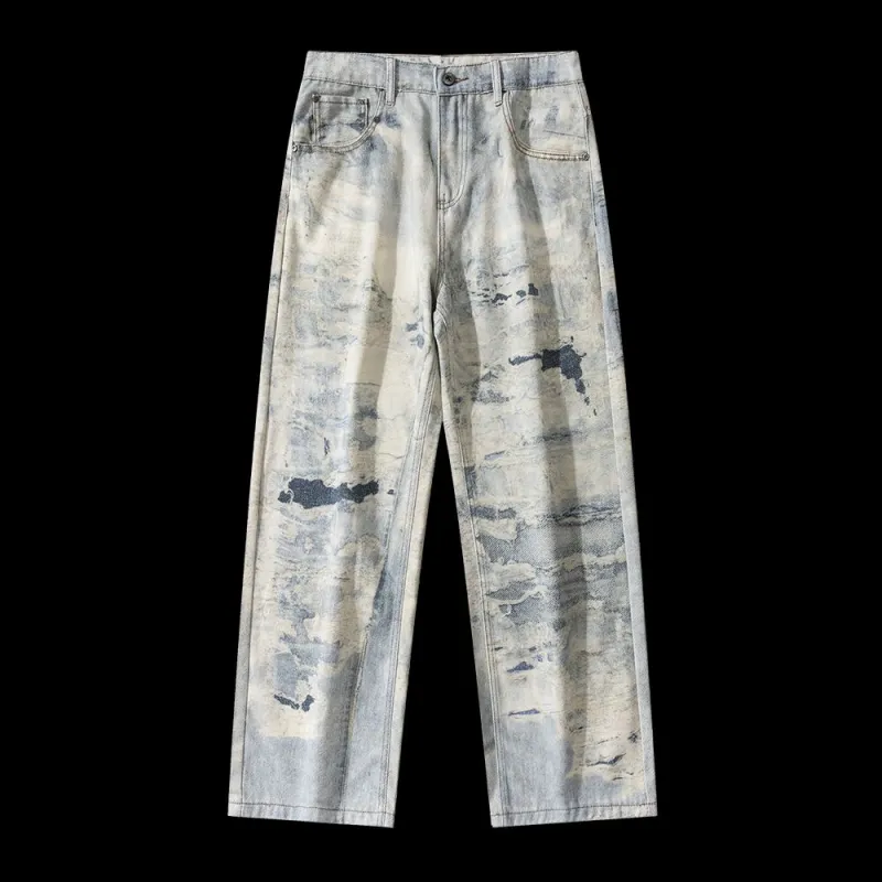 YINLEI Jeans Men Light Blue-4