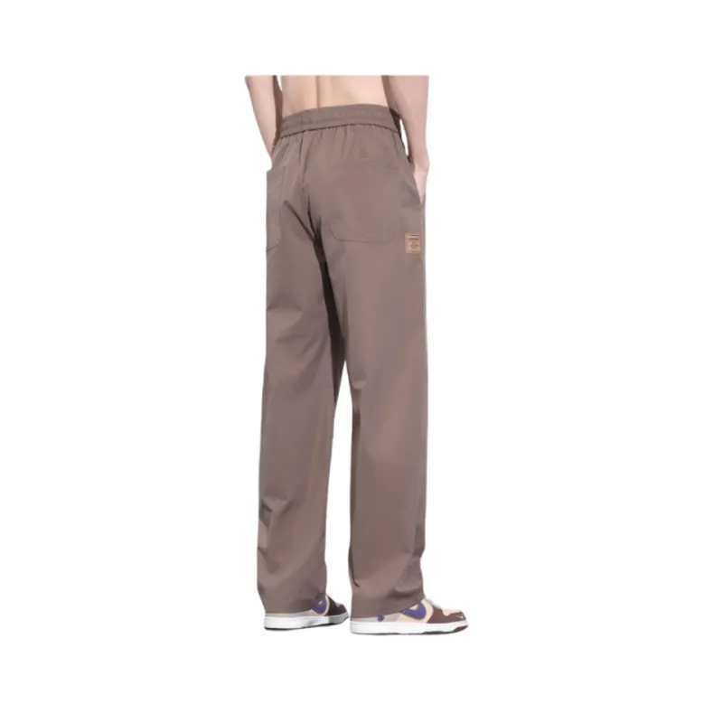 YINLEI Casual Pants Men Coffee-1