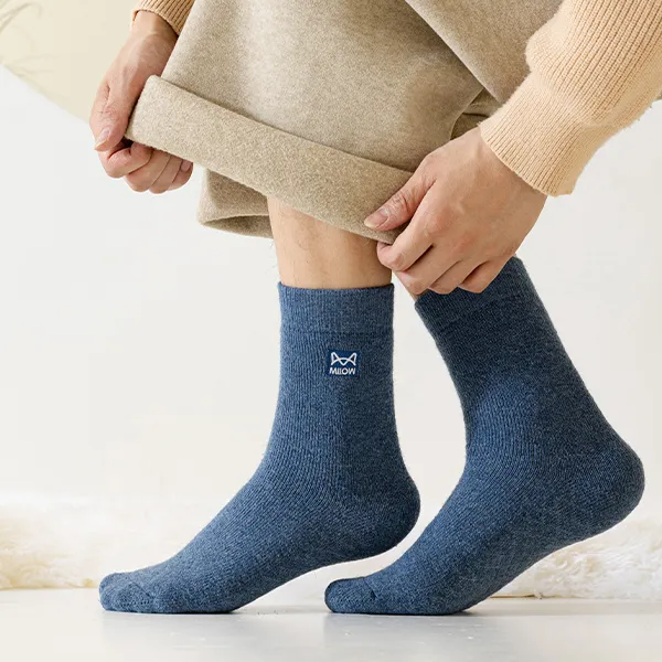 MIIOW Fruit Printing Series Mid Calf Socks Men 3 Pack-14