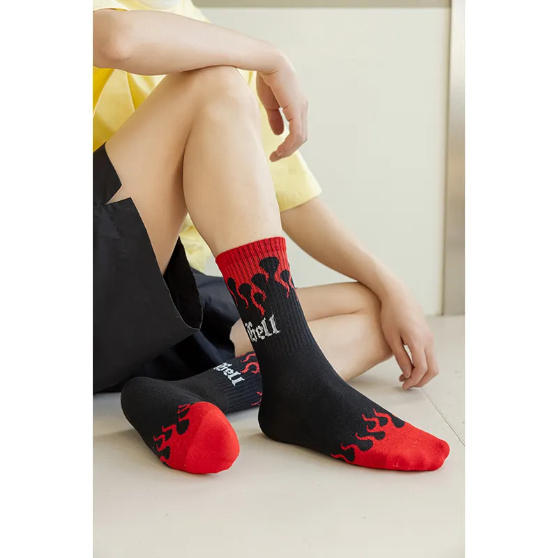 MIIOW Trend Party Series Mid-Calf Socks Men's Shopping Bag Combo Set-4