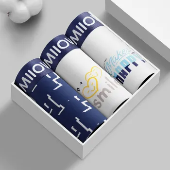 MIIOW Underpants Men's Shopping Bag 3 Pack