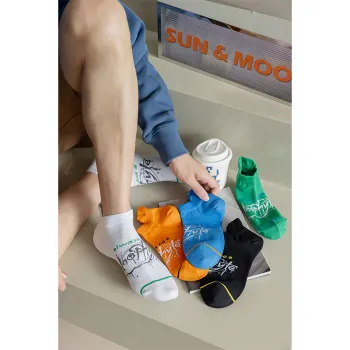 MIIOW Trend Party Series Ankle Socks Men's Gift Box Combination