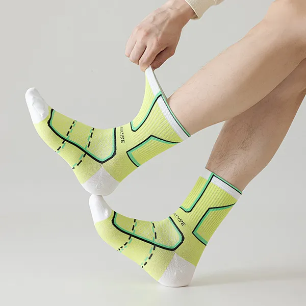MIIOW Trend Party Series Mid Calf Socks Men's Gift Box Combination-9