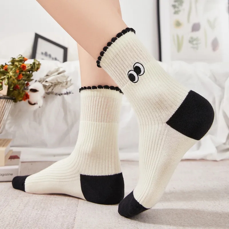 MIIOW Trend Party Series Mid Calf Socks Women's Combo Set-2
