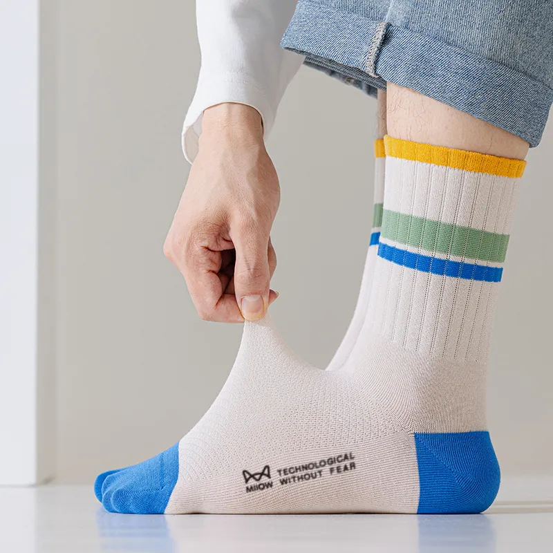 MIIOW Fruit Printing Series Mid Calf Socks Unisex Combo Set-2