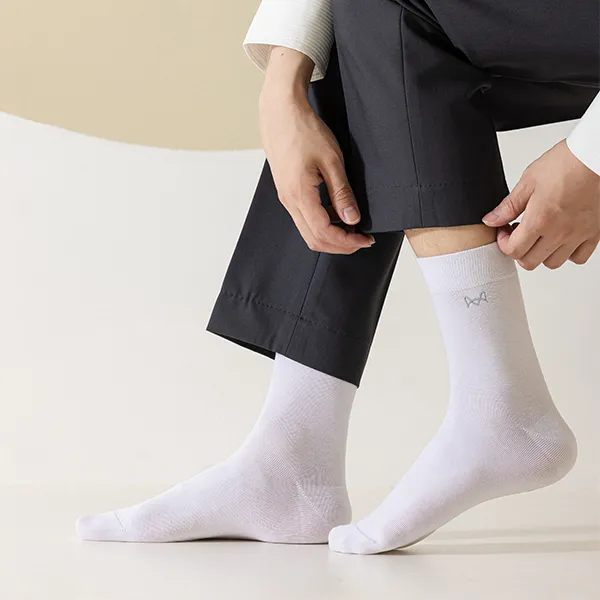 MIIOW Cool One Summer Series Mid Calf Socks Unisex 5 Pack-12