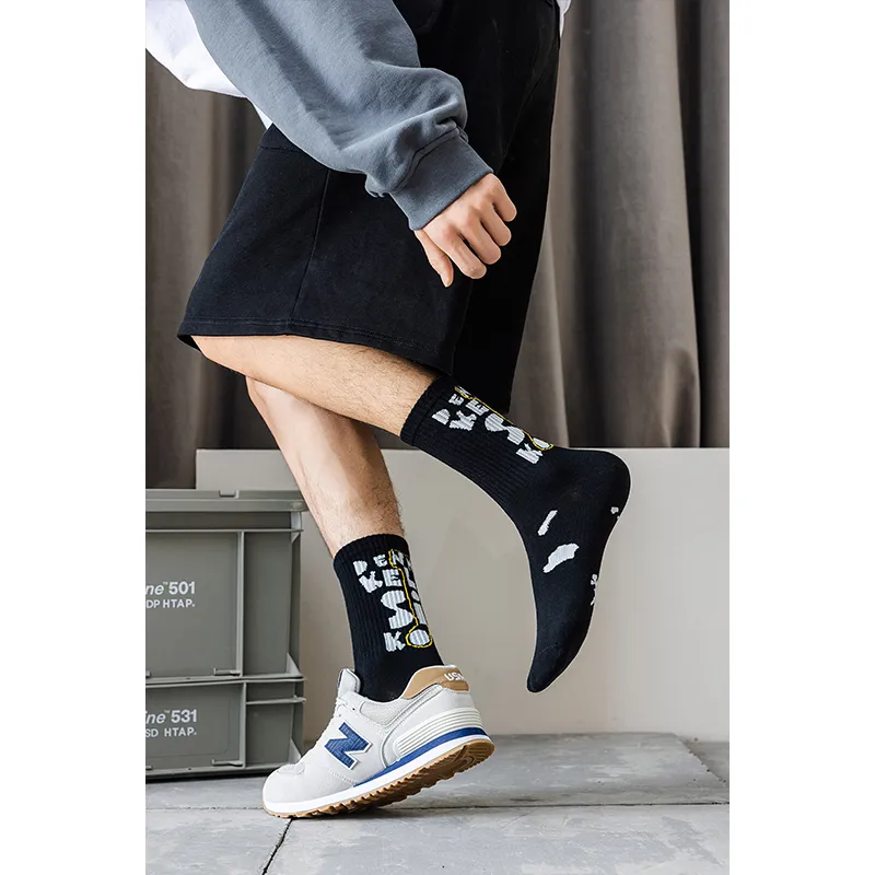 MIIOW Trend Party Series Mid-Calf Socks Men's Shopping Bag Combo Set-2