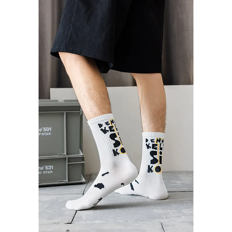 MIIOW Trend Party Series Mid-Calf Socks Men's Shopping Bag Combo Set-1