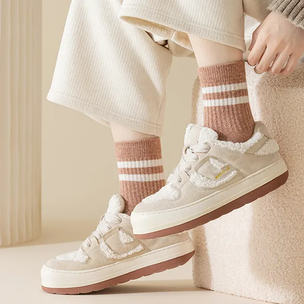 MIIOW Fruit Printing Series Mid Calf Socks Unisex Combo Set-3