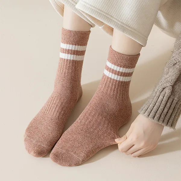 MIIOW Fruit Printing Series Mid Calf Socks Unisex Combo Set-4