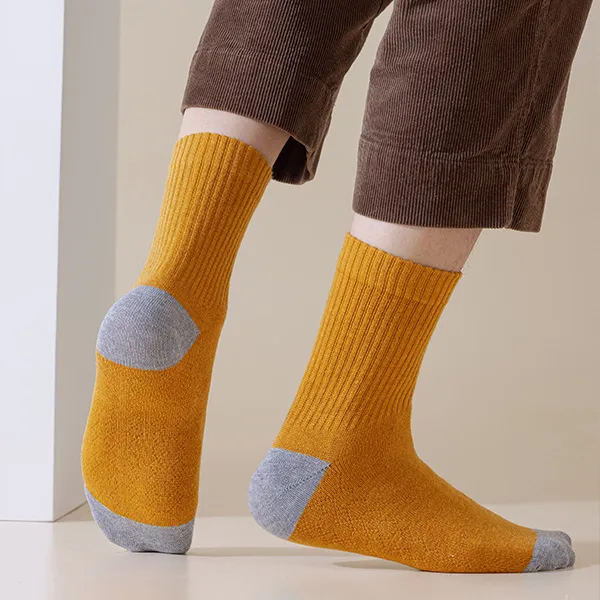 MIIOW Fruit Printing Series Mid Calf Socks Men's Combo Set-5