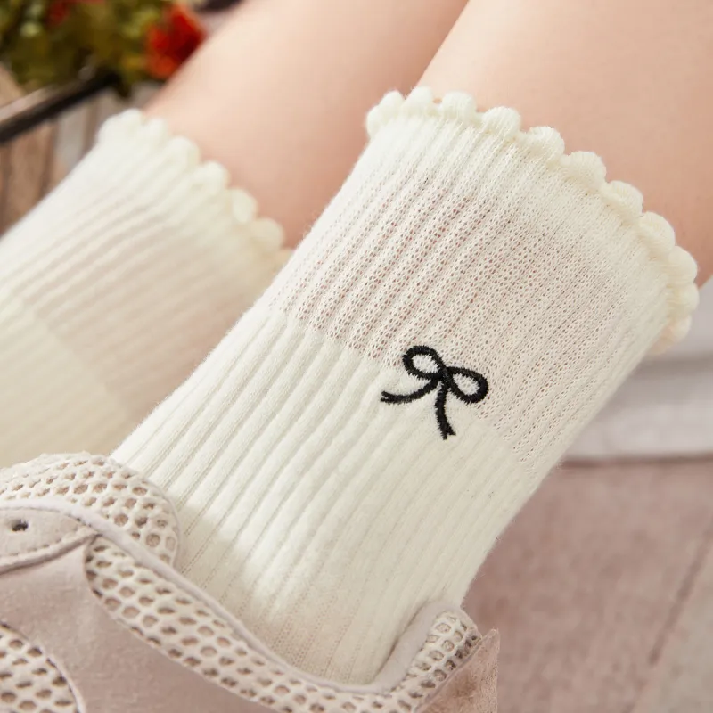 MIIOW Trend Party Series Mid Calf Socks Women's Combo Set-5