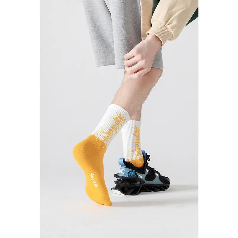 MIIOW Trend Party Series Mid-Calf Socks Men's Shopping Bag Combo Set-2