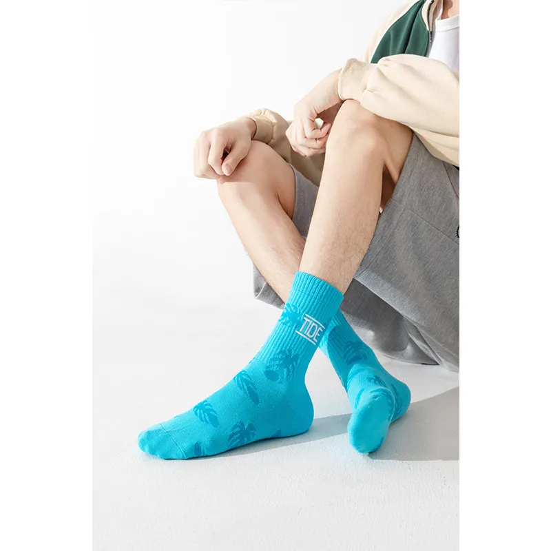 MIIOW Trend Party Series Mid-Calf Socks Men's Shopping Bag Combo Set-4