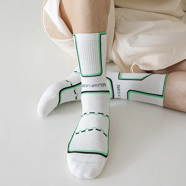 MIIOW Trend Party Series Mid Calf Socks Men's Gift Box Combination-1