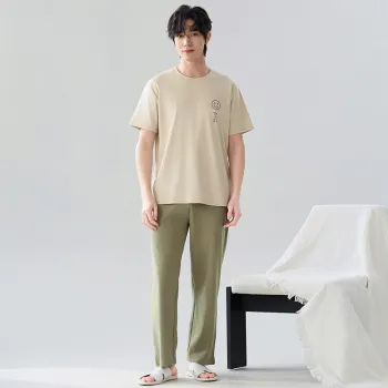 MIIOW Cool One Summer Series Pajama Set Men's Gift Box Set Khaki