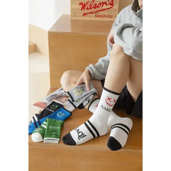 MIIOW Trend Party Series Mid Calf Socks Unisex Gift Box Combination