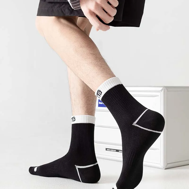 MIIOW Trend Party Series Mid Calf Socks Men's Shopping Bag Combo Set-2