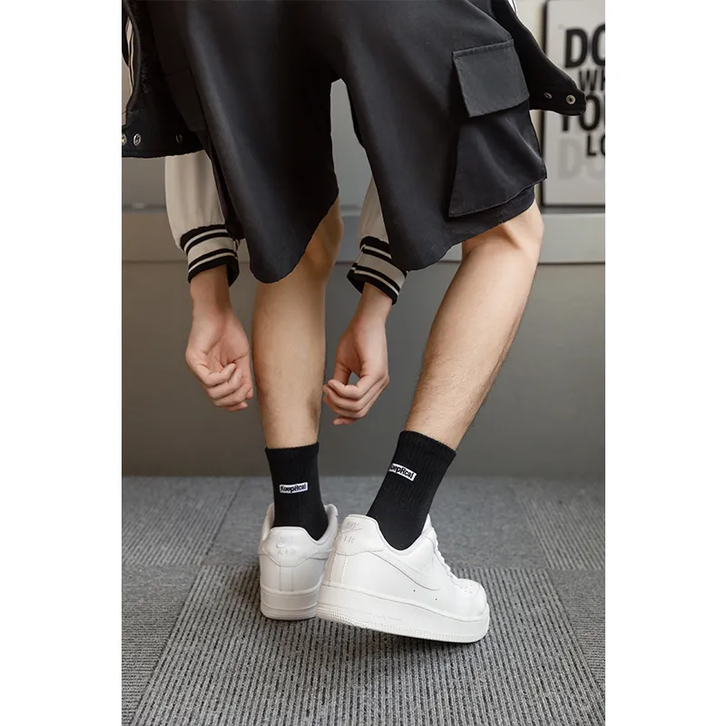 MIIOW Trend Party Series Mid-Calf Socks Men's Shopping Bag Combo Set-4