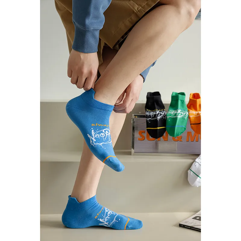 MIIOW Trend Party Series Ankle Socks Men's Gift Box Combination-2