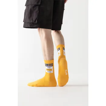 MIIOW Trend Party Series Mid Calf Socks Men's Shopping Bag Combo Set