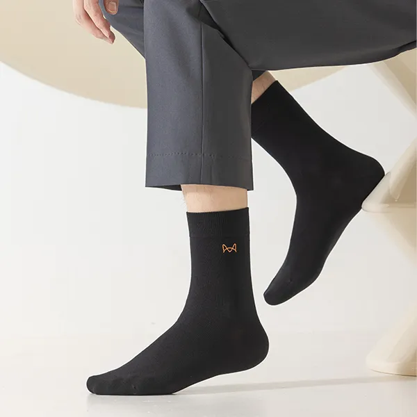 MIIOW Cool One Summer Series Mid Calf Socks Unisex 5 Pack-9
