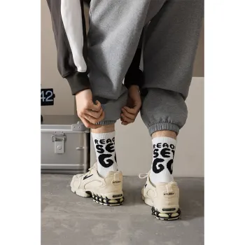 MIIOW Trend Party Series Mid Calf Socks Men's Shopping Bag Combo Set