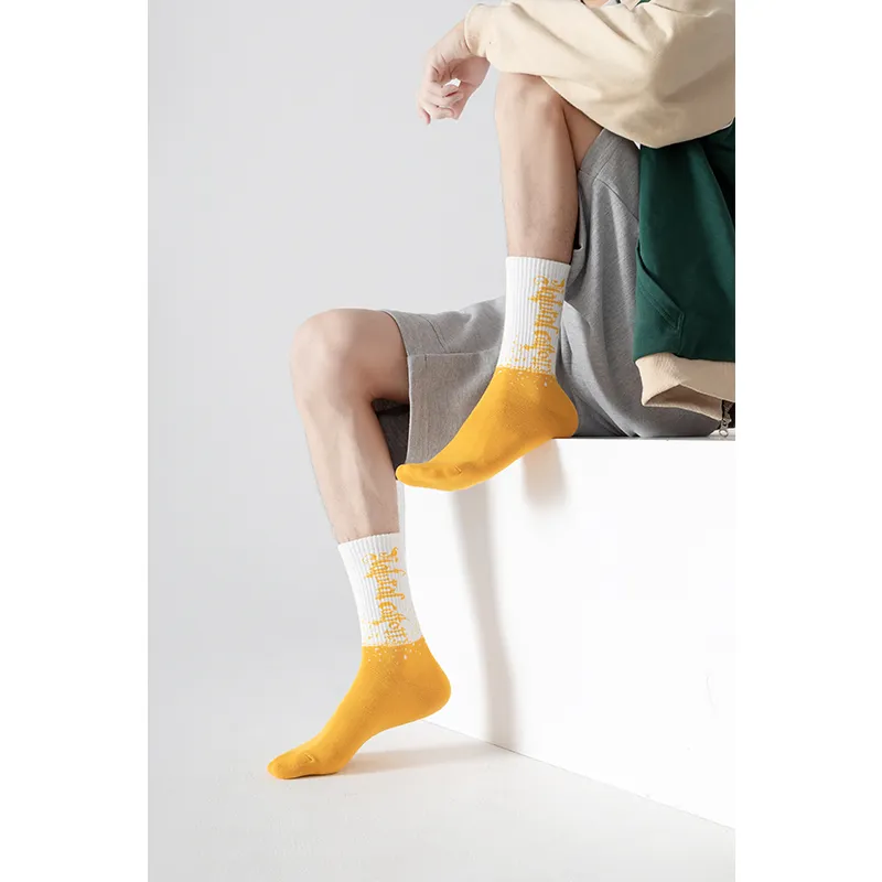 MIIOW Trend Party Series Mid-Calf Socks Men's Shopping Bag Combo Set-3