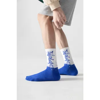 MIIOW Trend Party Series Mid Calf Socks Men's Shopping Bag Combo Set