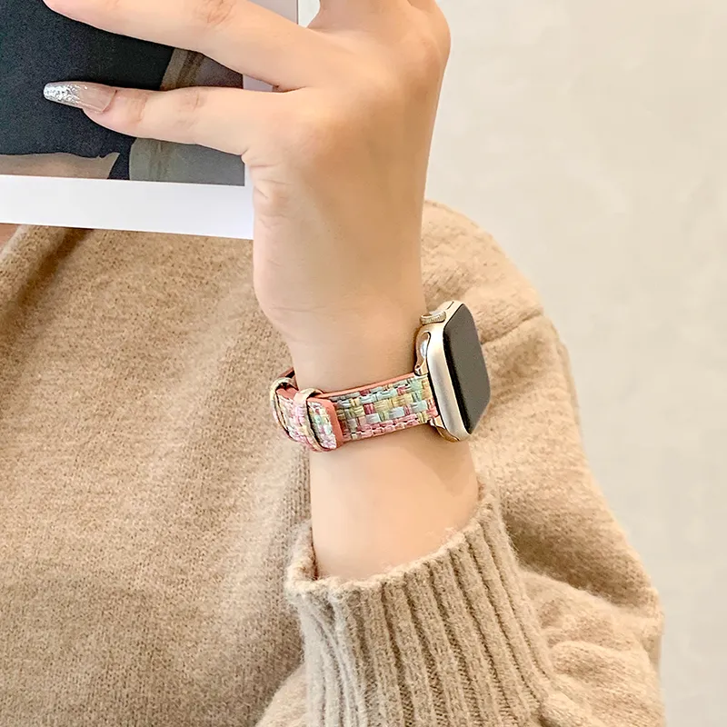 UHADA Apple Compatibility Watch Band 13 16cm Textile Material-5