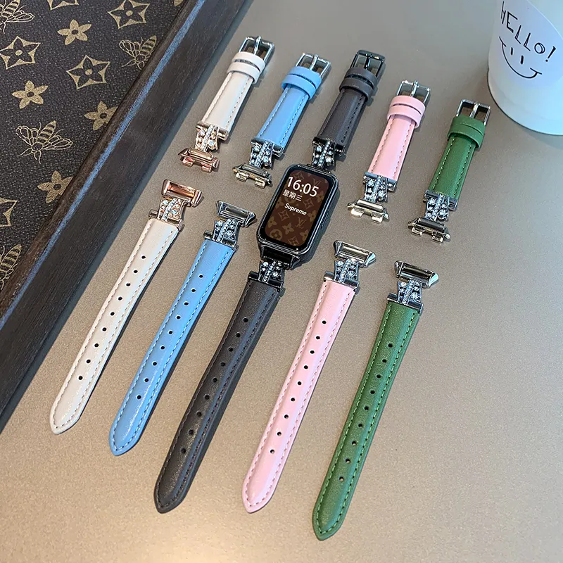 UHADA Huawei Compatibility Watch Band 13 16cm Leather-5