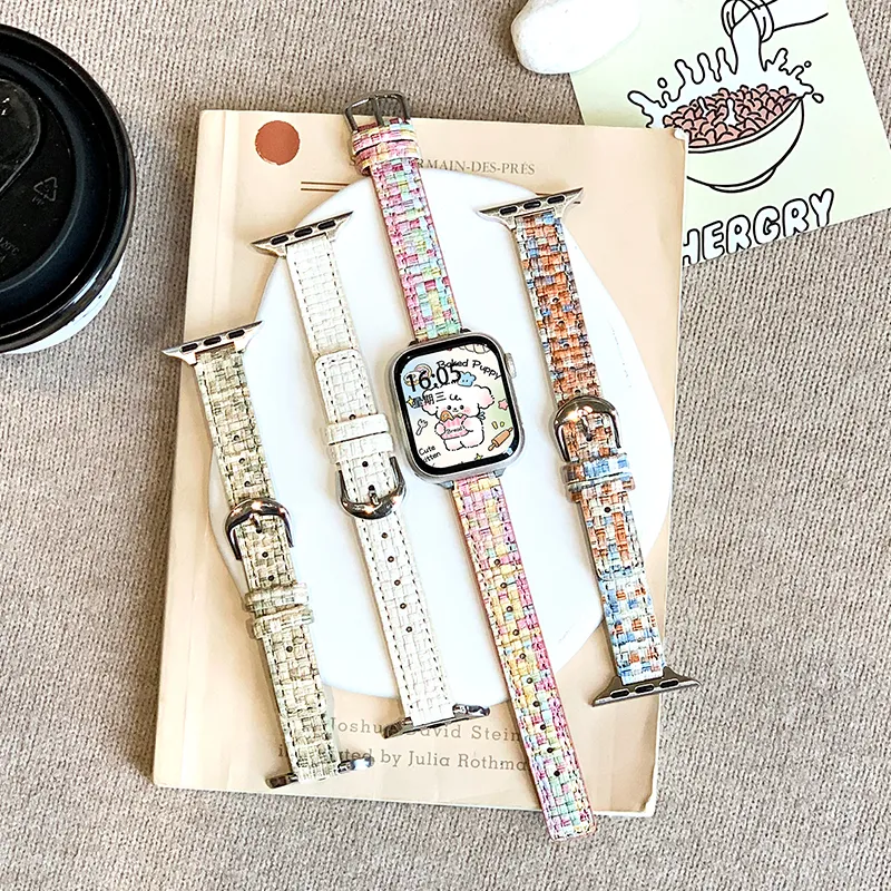 UHADA Apple Compatibility Watch Band 13 16cm Textile Material-3
