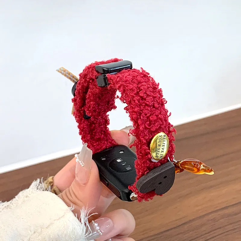 UHADA Huawei Compatibility Watch Band 13 16cm Plush Material-15
