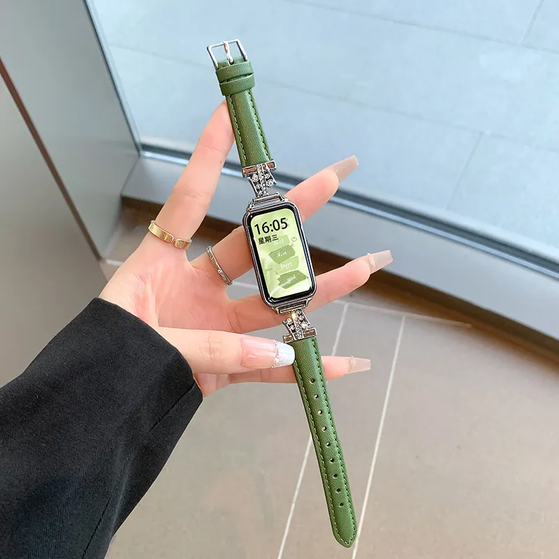 UHADA Huawei Compatibility Watch Band 13 16cm Leather-1