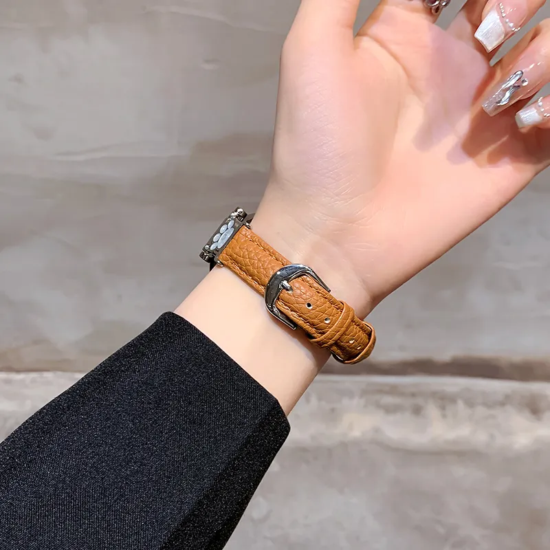 UHADA Huawei Compatibility Watch Band 13 16cm Leather-15