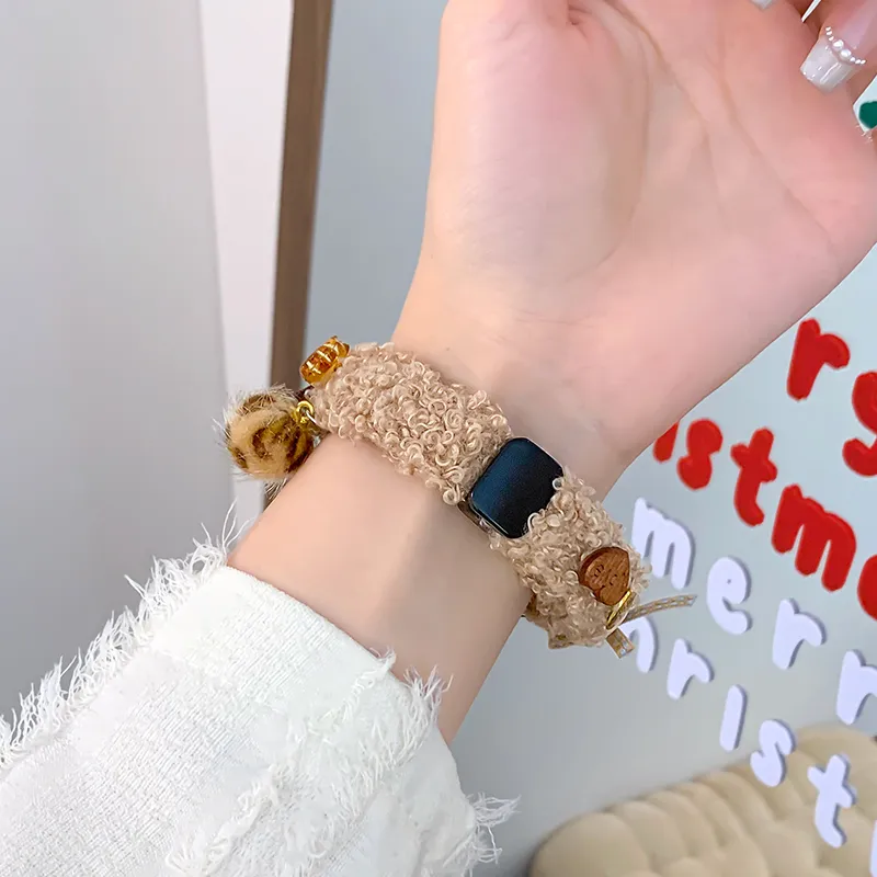UHADA Huawei Compatibility Watch Band 13 16cm Plush Material-10