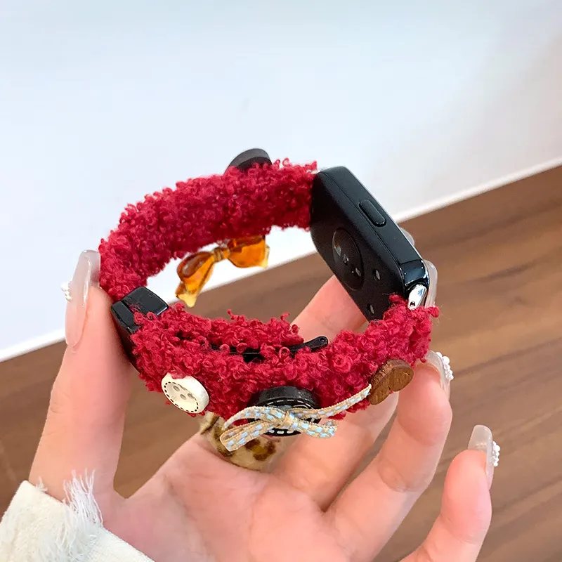 UHADA Huawei Compatibility Watch Band 13 16cm Plush Material-14