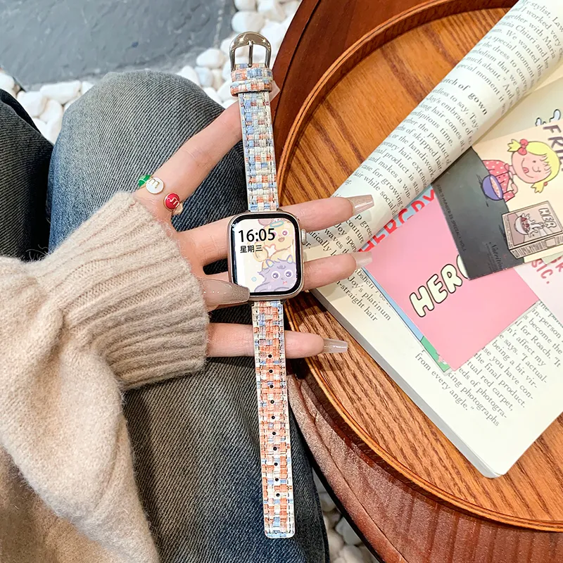 UHADA Apple Compatibility Watch Band 13 16cm Textile Material-1