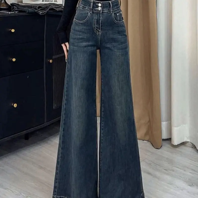 DOKZB Jeans Women's Vintage Blue-3