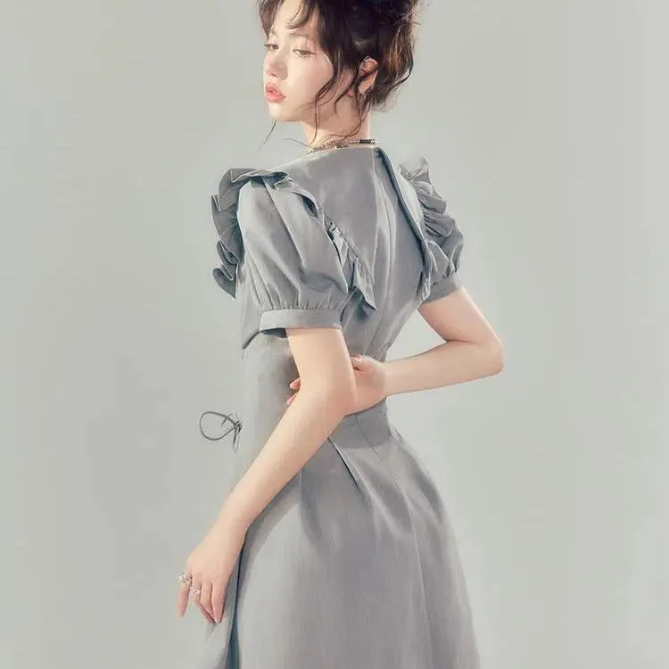 DOKZB Short Sleeved Dress Women's-4