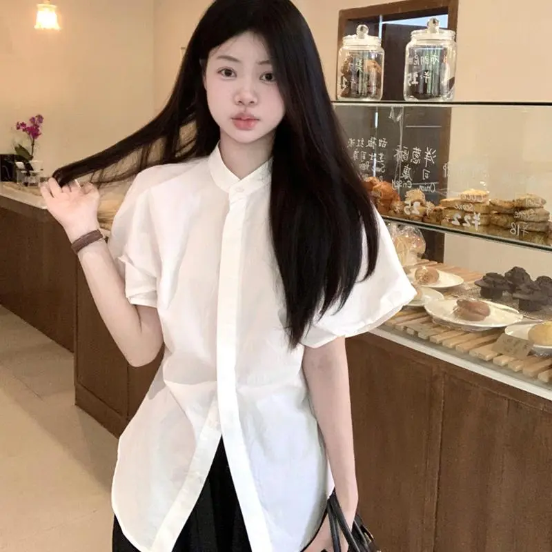 DOKZB Shirts Women's White-4
