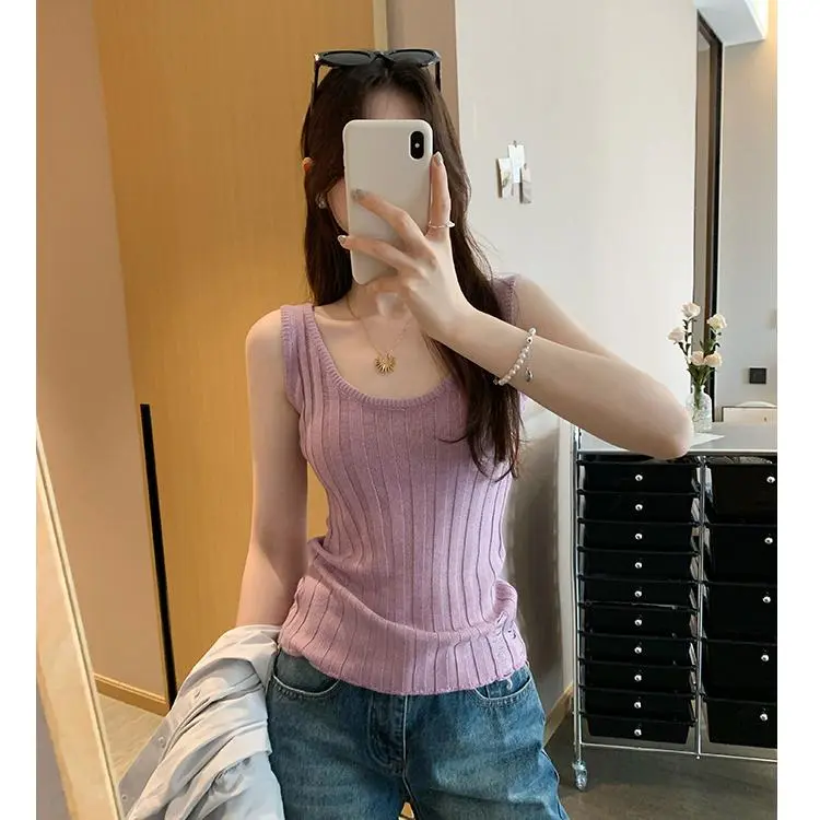 DOKZB Camisoles Women's Smoke Purple-5