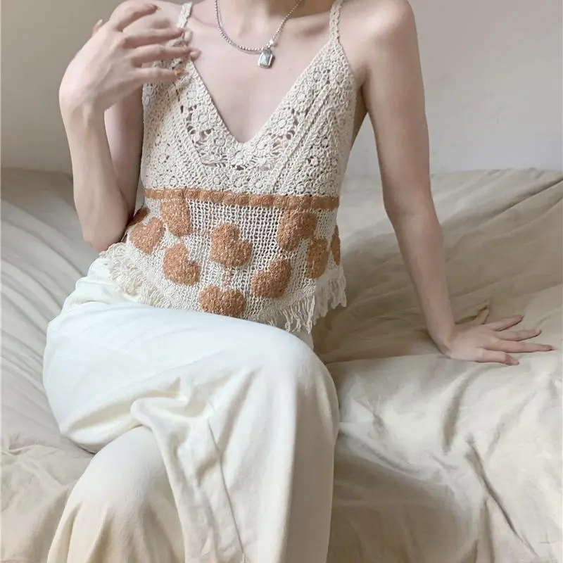 DOKZB Camisoles Women's Apricot-5