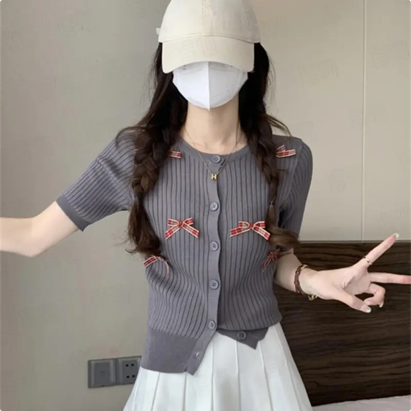 DOKZB T Shirts Women's Gray-3