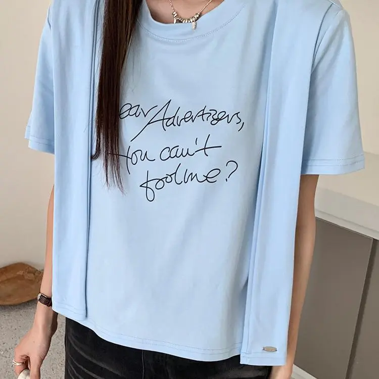 DOKZB Set in Sleeve T Shirt Women's-6